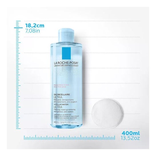 La Roche-Posay Agua Micelar Ultra Piel Reactiva 400ml