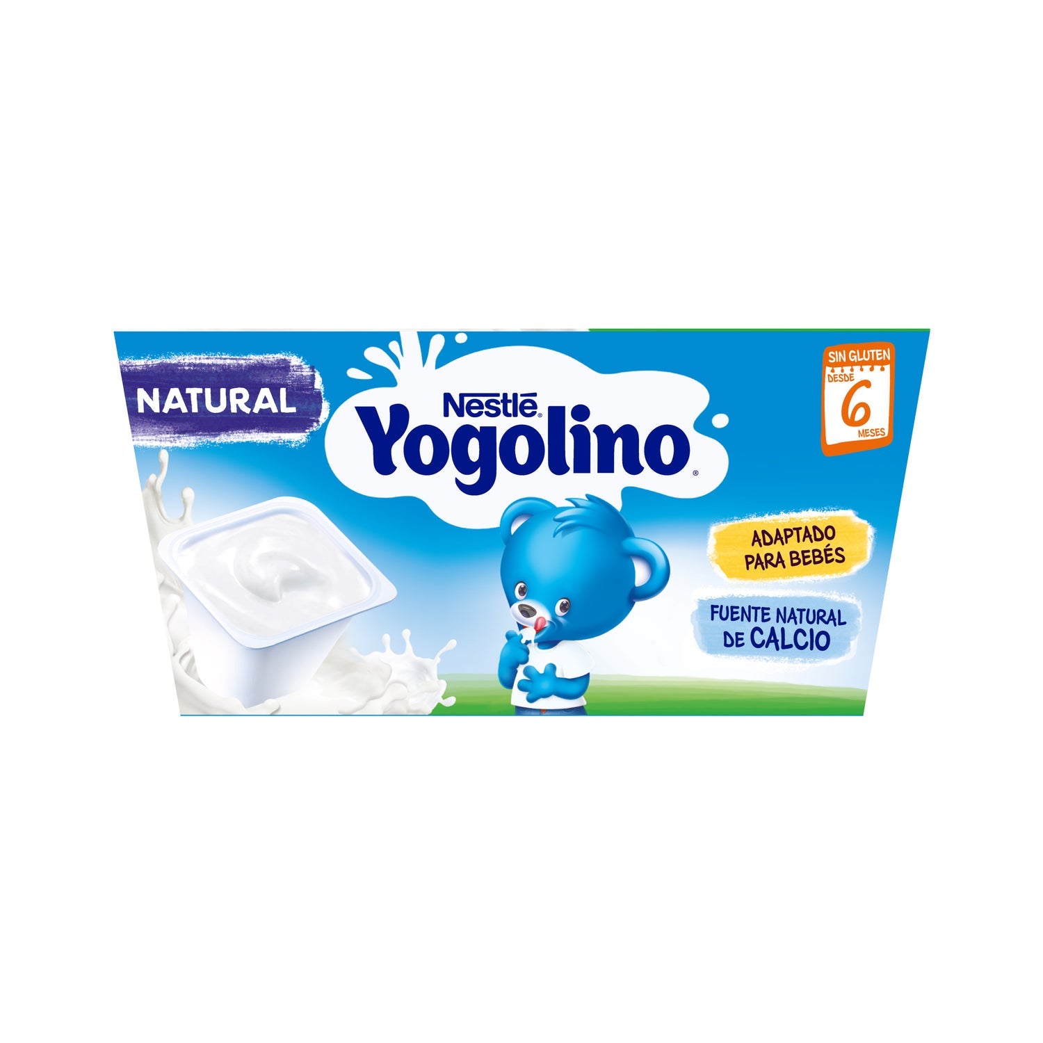 Nestle Iogolino Natural Tarrina 4x100ml