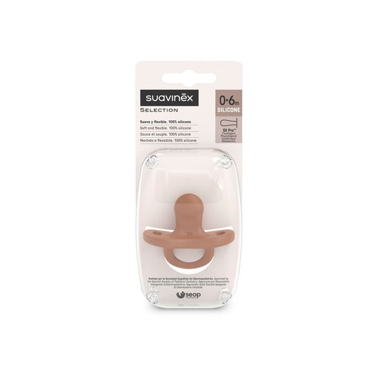 Suavinex Chupete Colour Essence Fisio 0-6m Orange 1 ud