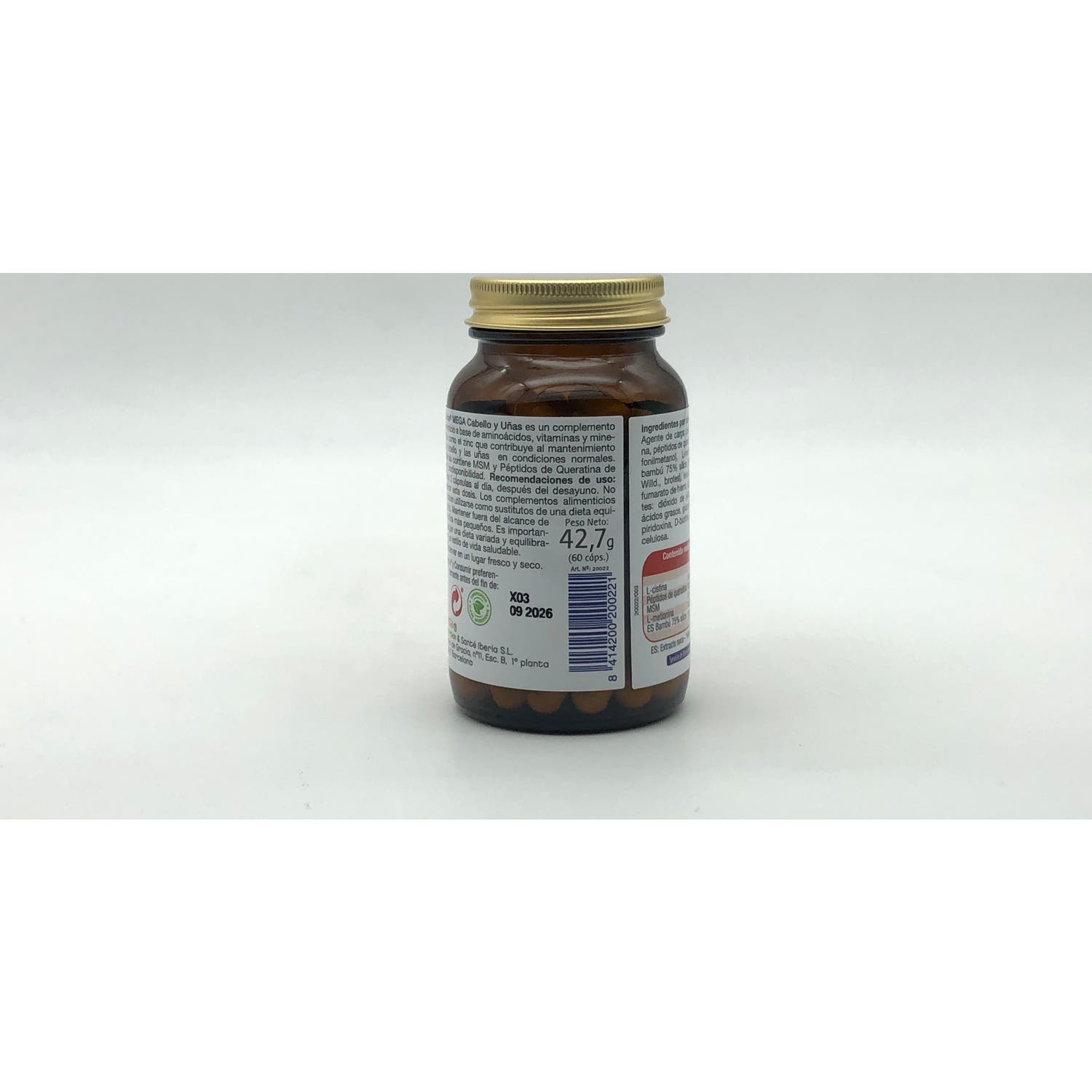 Dietisa Mega Cabello y Uñas 60caps