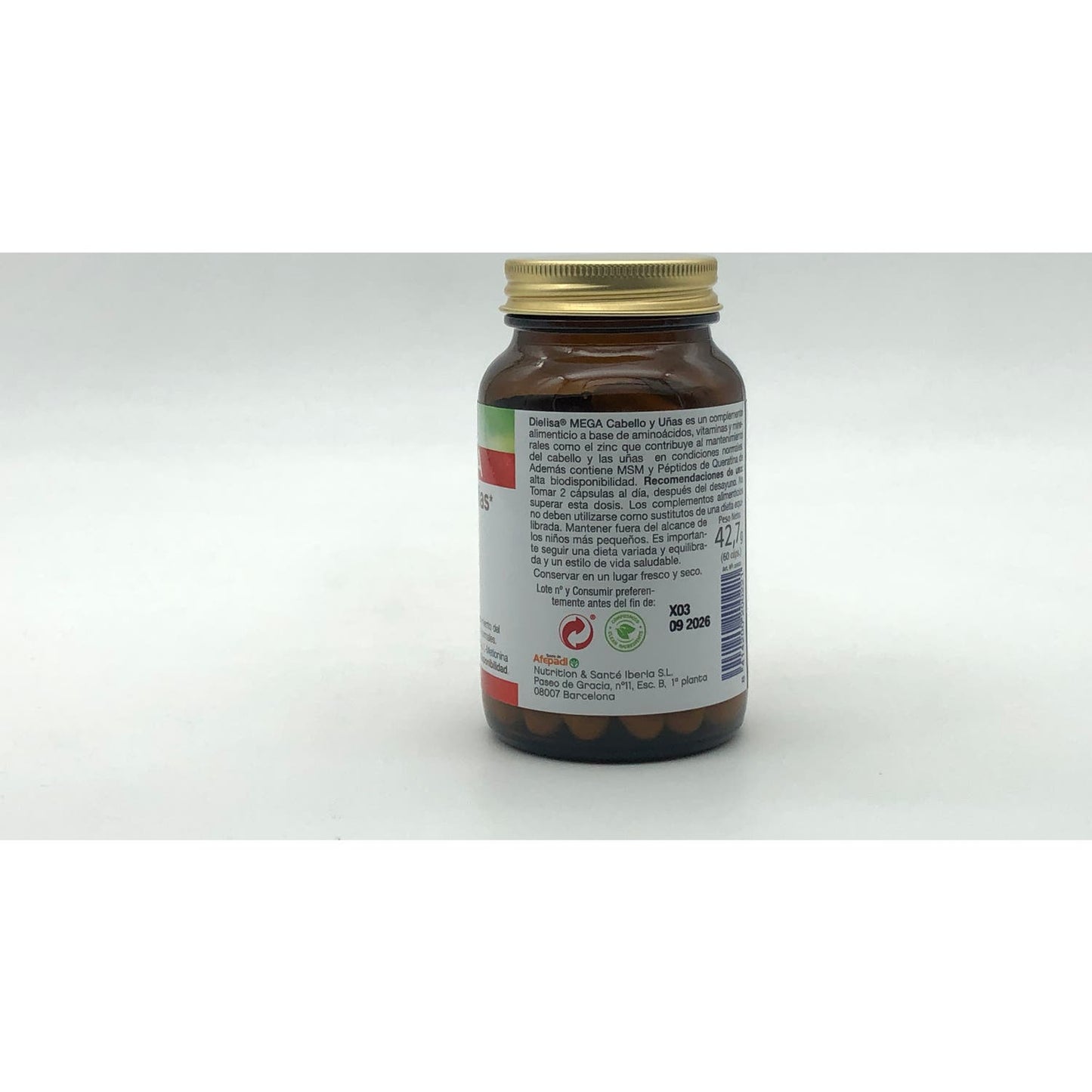Dietisa Mega Cabello y Uñas 60caps