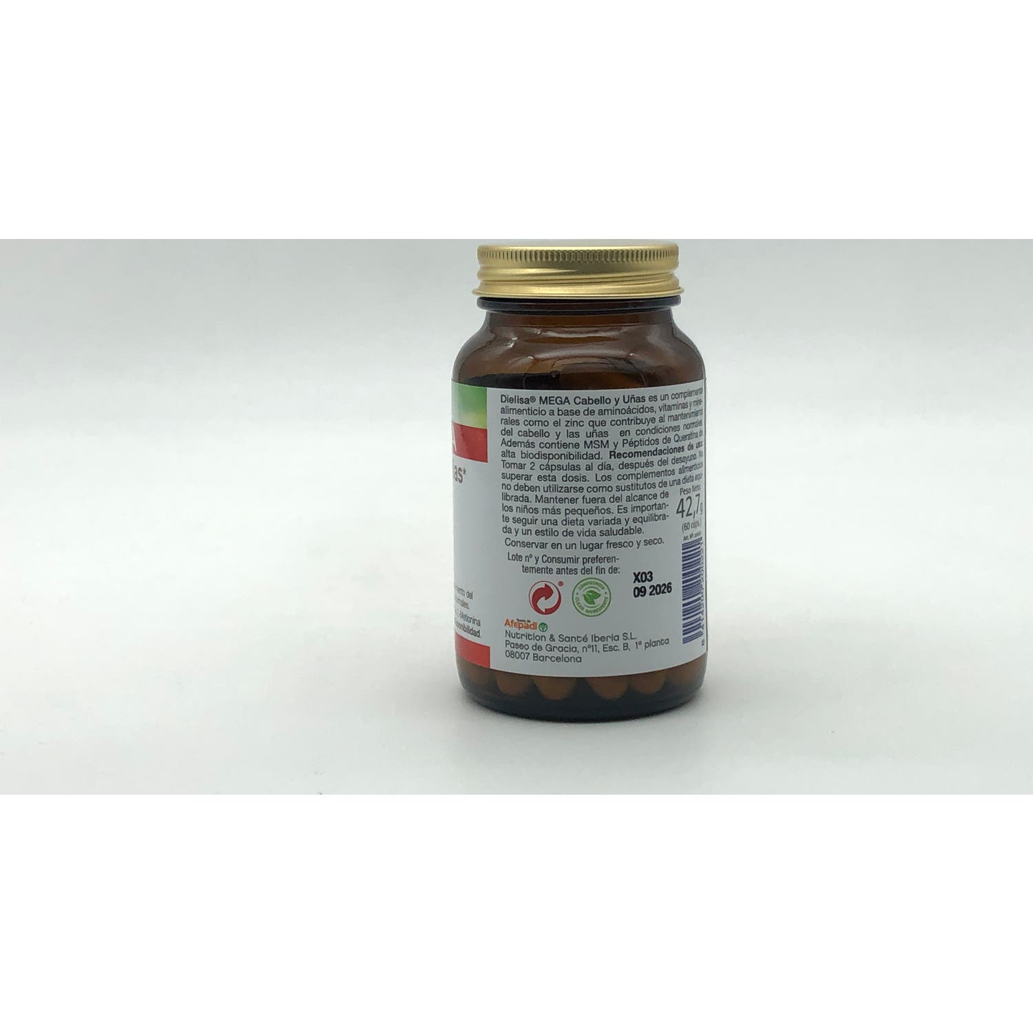 Dietisa Mega Cabello y Uñas 60caps