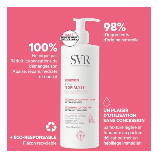Svr Topialyse Crema Nutritiva Calmante 48H 2x400ml
