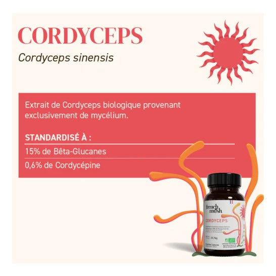 French Mush Cordyceps 56 Perlas