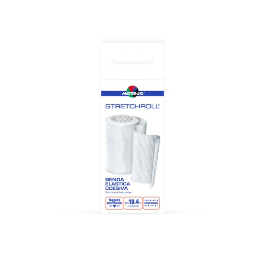 Pietrasanta M-Aid Stretchroll Benda Elastic Coadhesive cm10X4Mt