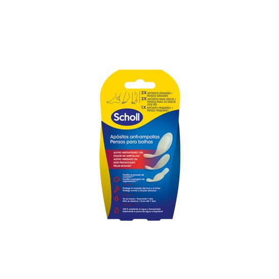 Scholl Apositos Anti-Ampollas Surtido Mixto 5 uds