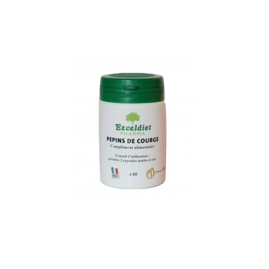 Exceldiet Pharma Pépins de Courge 60 Capsules