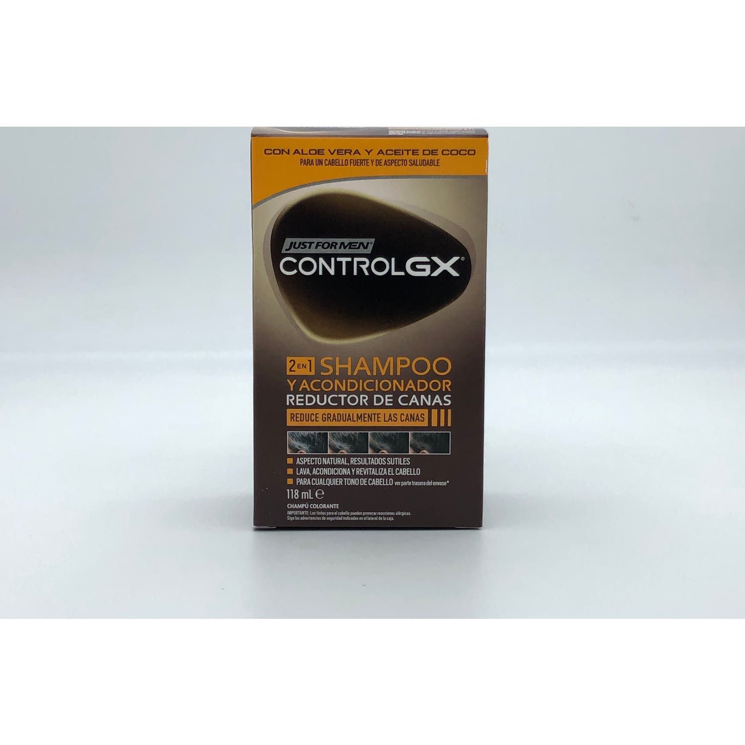 Just For Men Control GX 2 en 1 Champú Acondicionador Reductor Canas 118ml