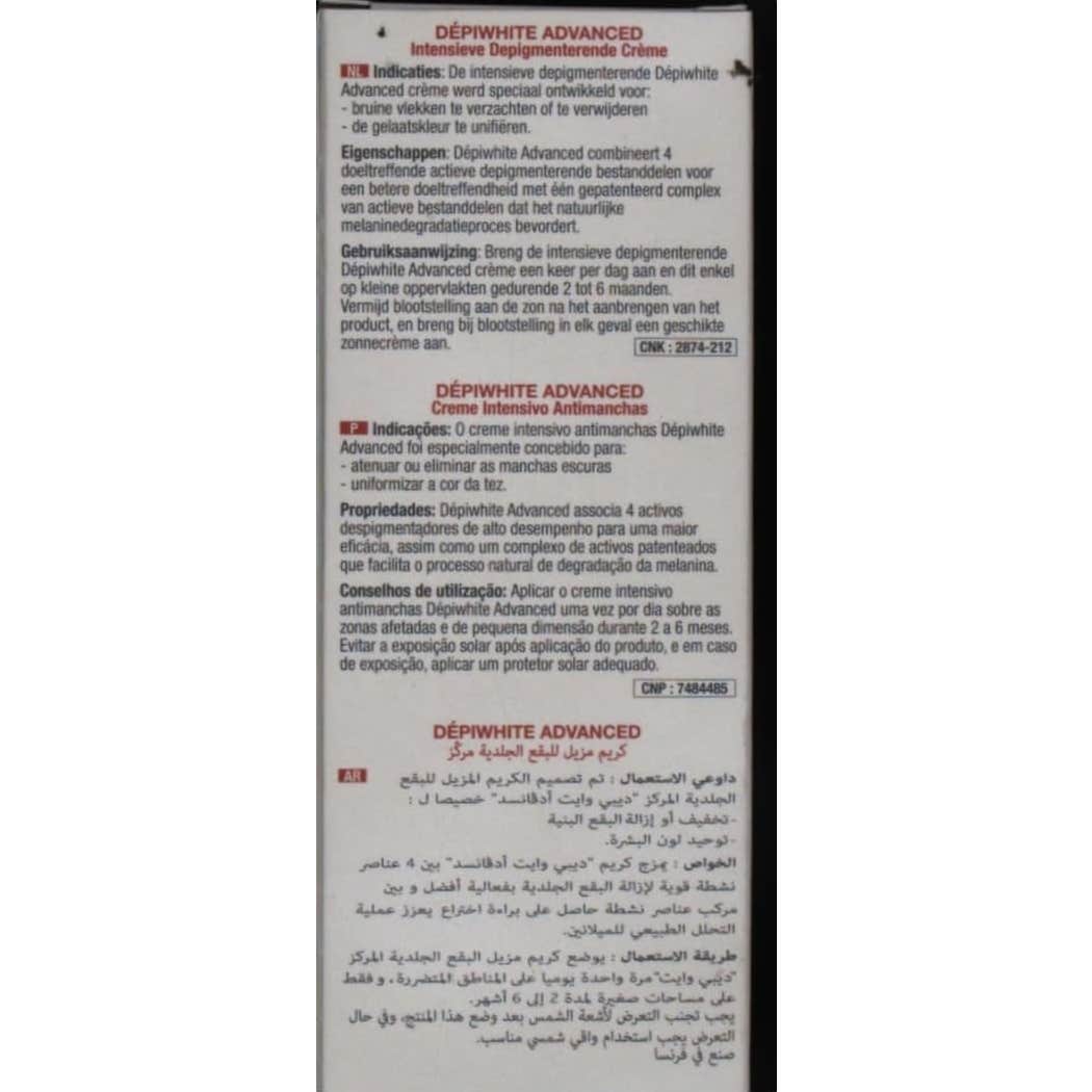 Depiwhite Advanced Crema Despigmentante 40 Ml
