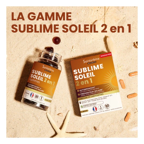 Santarome Sublime Soleil 2 en 1 30 Gummies