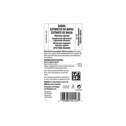 Solgar Sabal Extracto de Baya 60vcaps