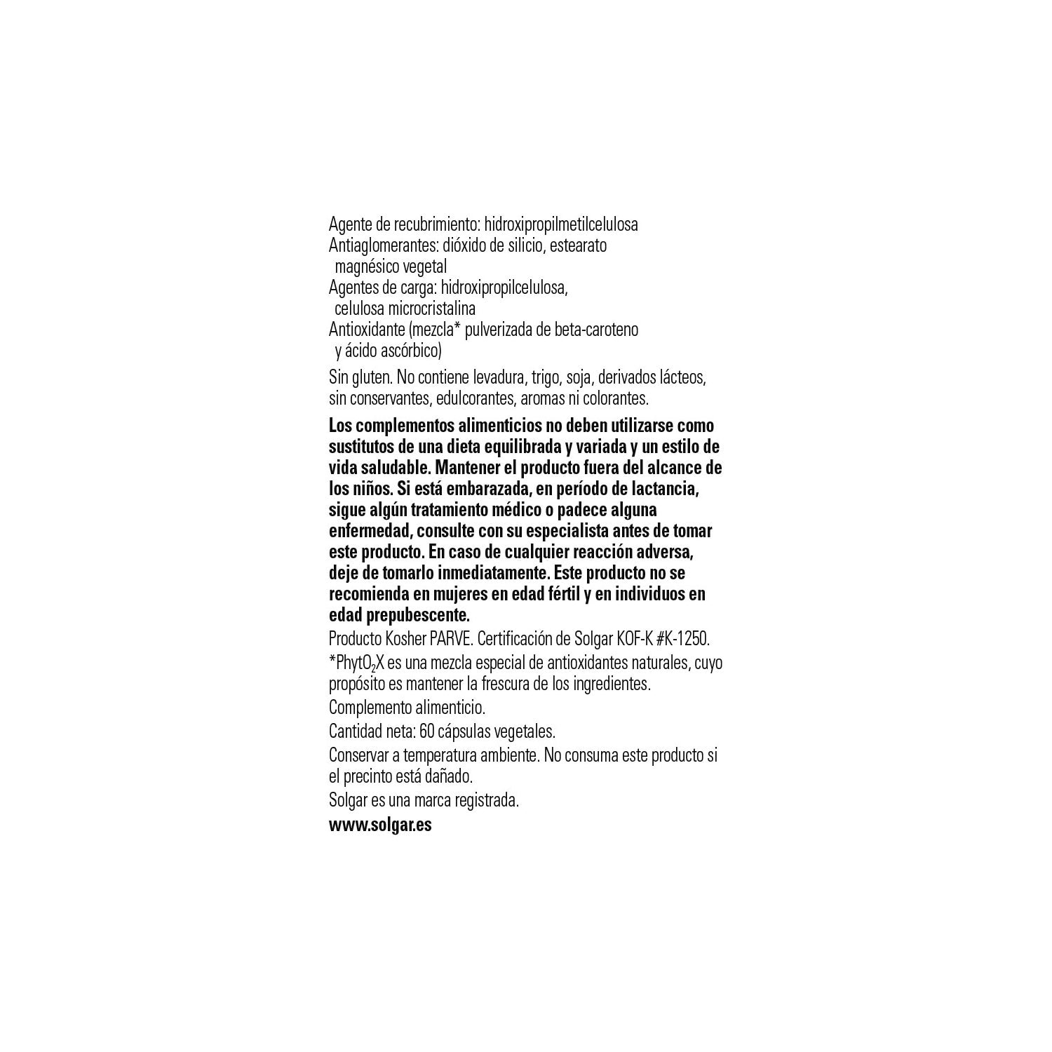 Solgar Sabal Extracto de Baya 60vcaps