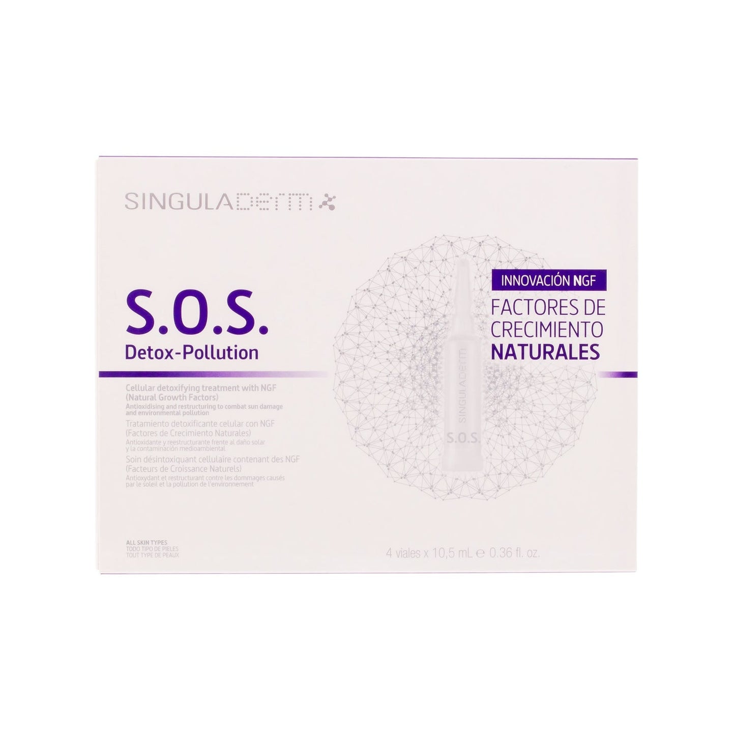 Singuladerm S.O.S Detox-Pollution 4 viales x 10,5ml