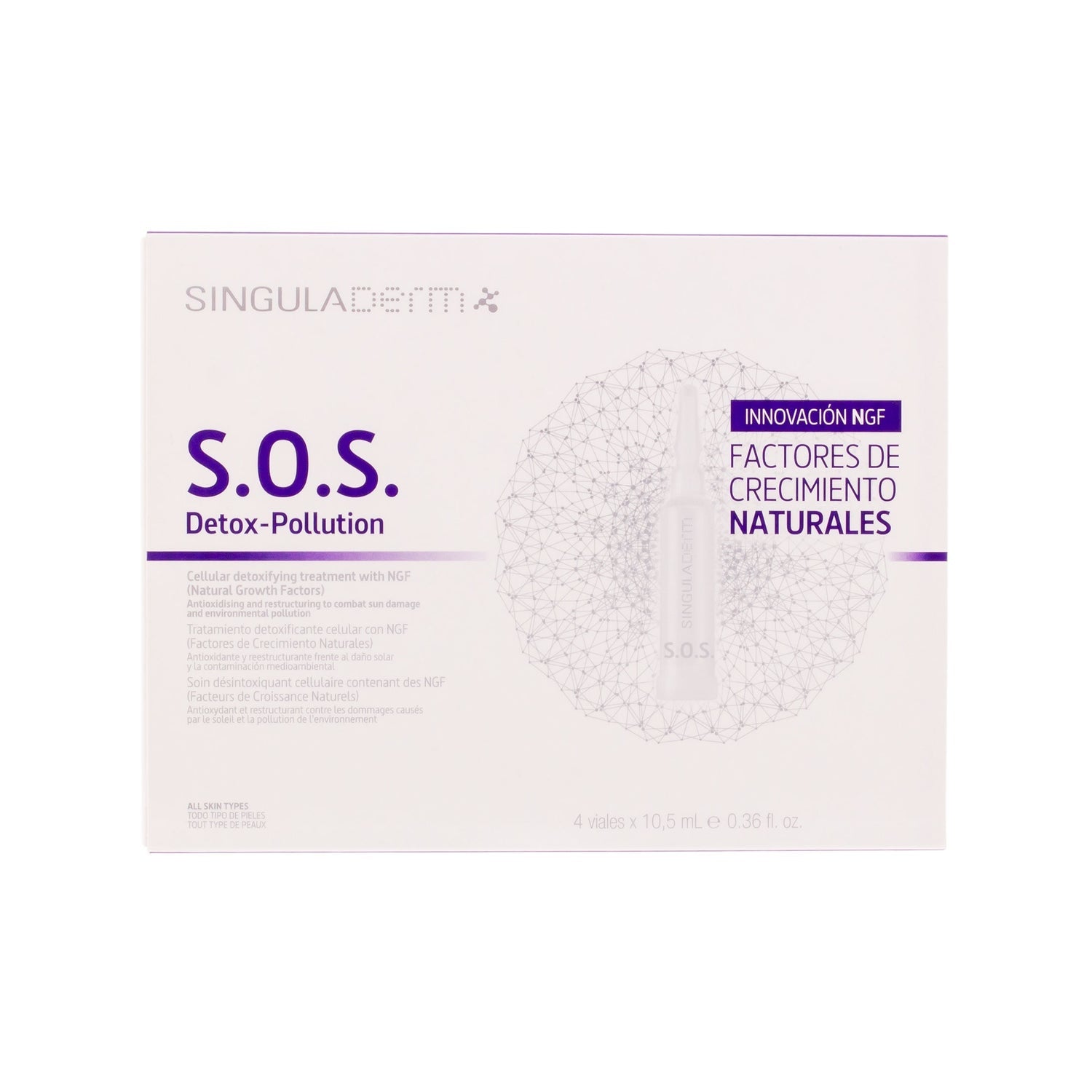 Singuladerm S.O.S Detox-Pollution 4 viales x 10,5ml