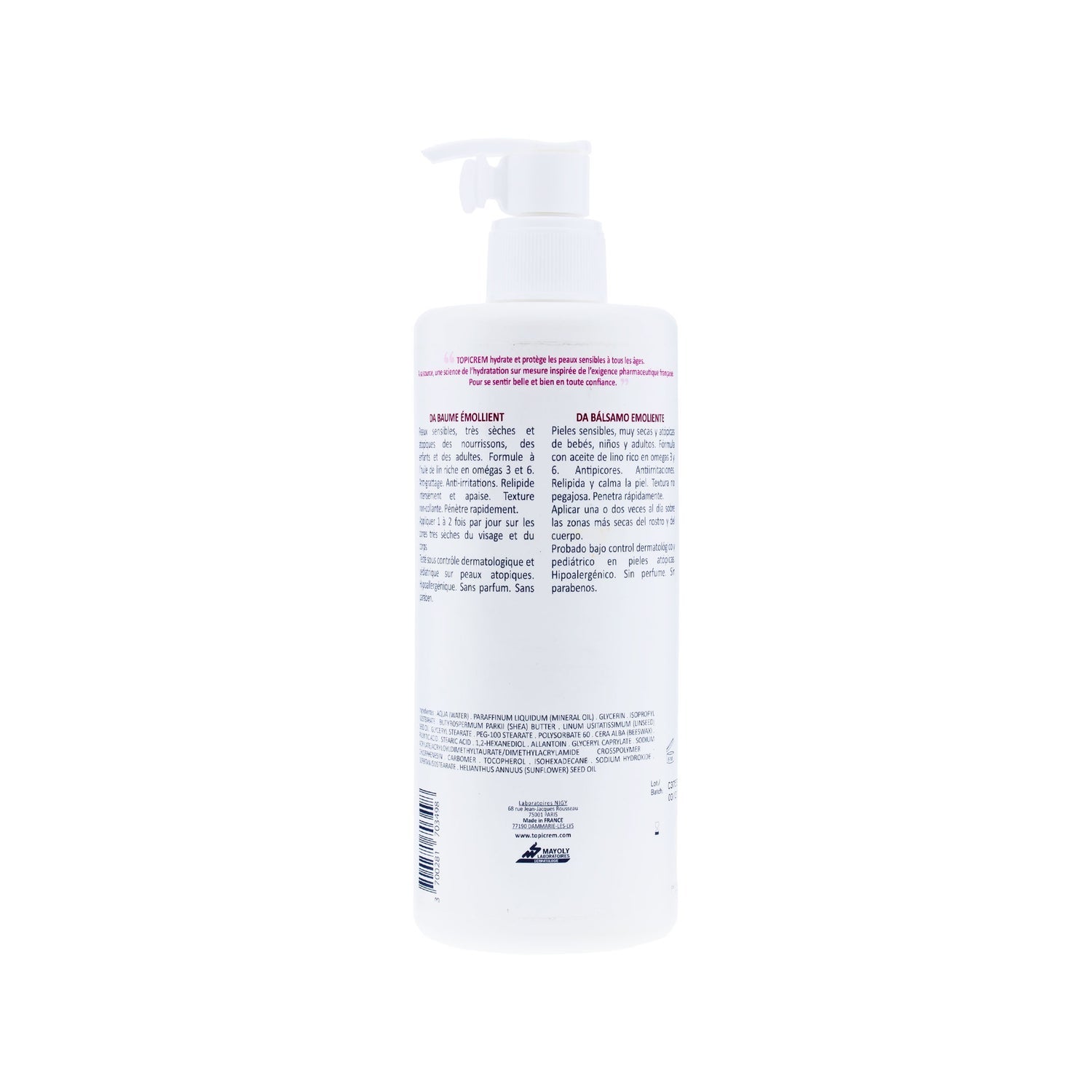 Topicrem DA Bálsamo Emoliente 500ml