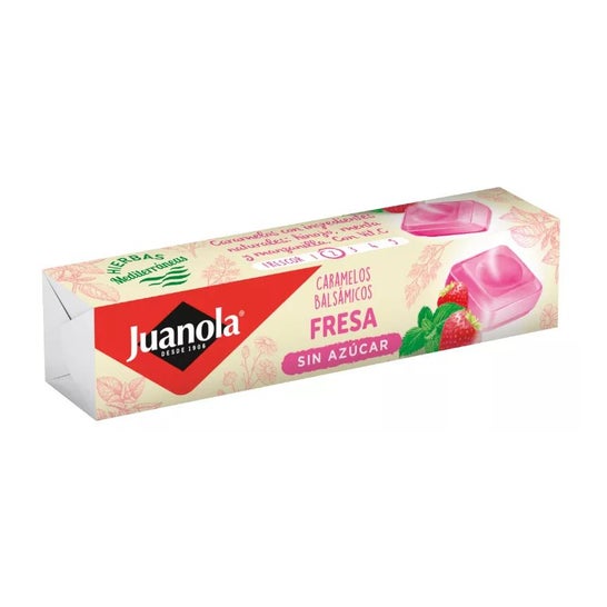 Juanola® caramelos balsámicos sabor fresa 30g