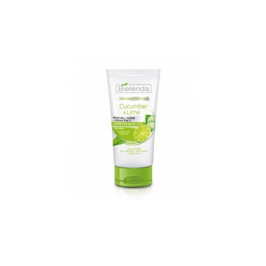 Bielenda Gel + Exfoliante + Sérum Pepino y Lima 175ml