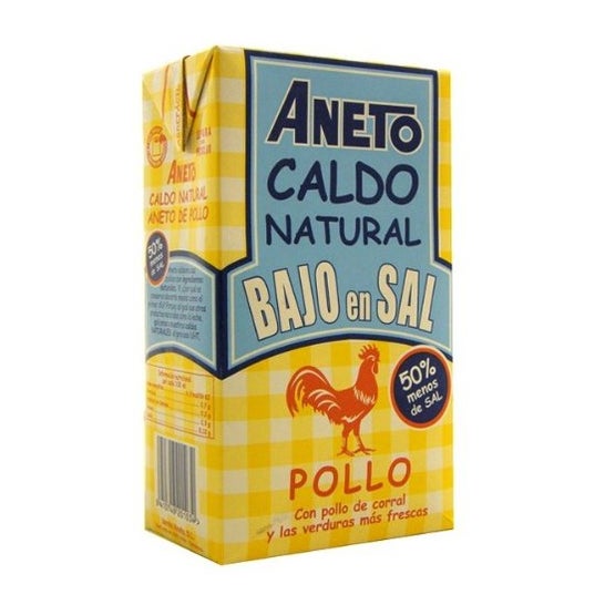Aneto Caldo Pollo Bajo Sal 1L