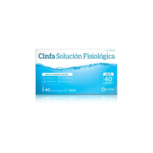 Cinfa Solución fisiológica 40uds