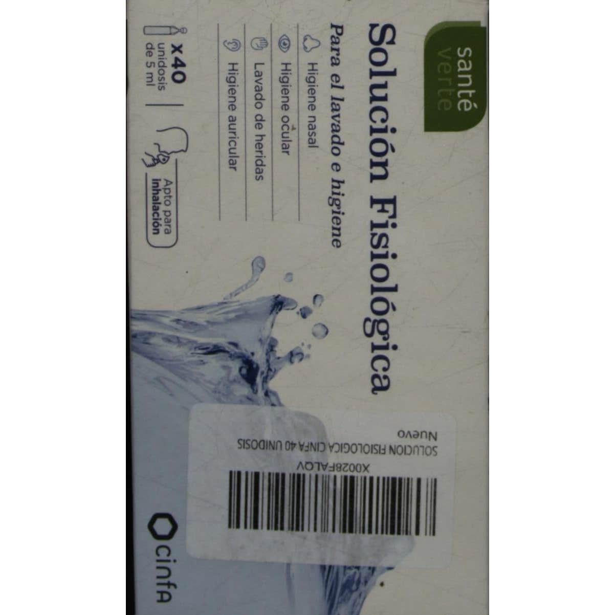 Cinfa Solución fisiológica 40uds