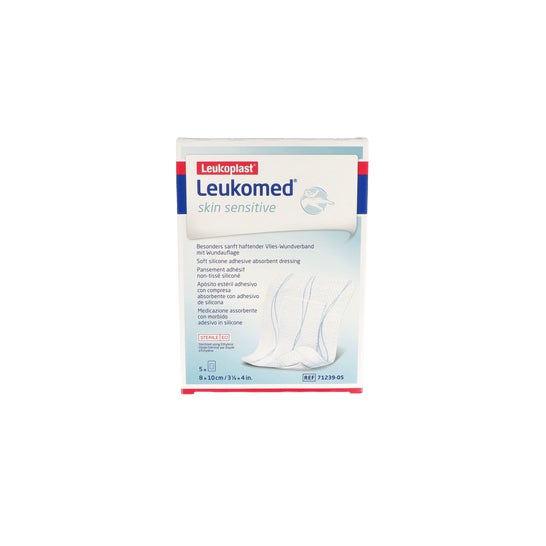 Leukoplast Leukomed Skin Sensitive 8x10 cm 5 uds
