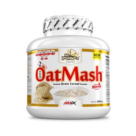 Amix Mr Popper'S Oatmash Harina de Avena Chocolate Blanco 2 Kg