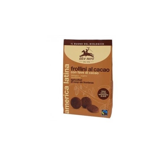 Alce Nero galletas de Cacao con granos de Cacao Bio 250 g