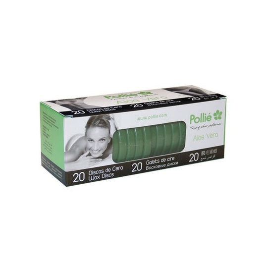 Eurostil Pollié Discos Cera Caliente Aloe Vera 20uds