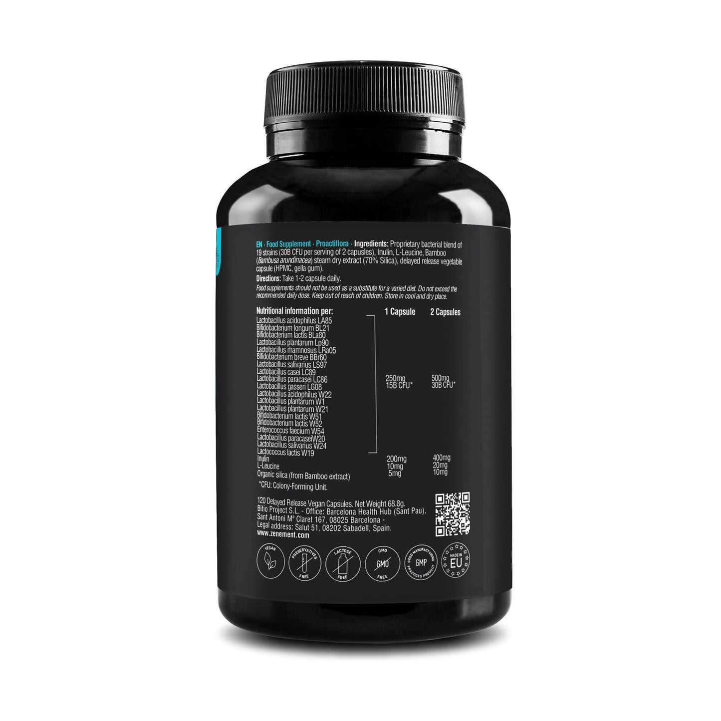 Zenement Proactiflora Probióticos 120vcaps