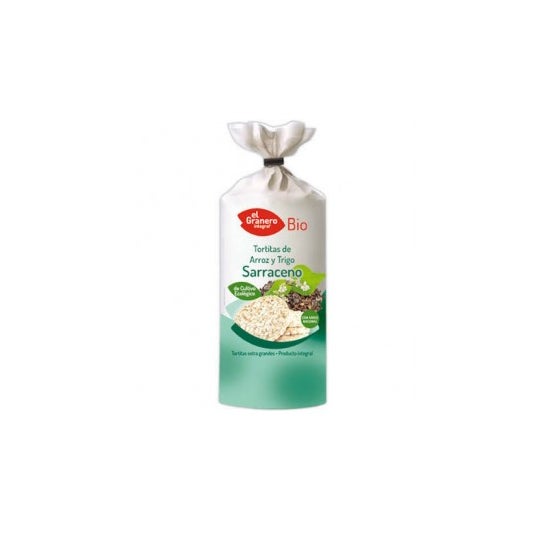 El Granero Tortitas Arroz Trigo Sarrac 115g