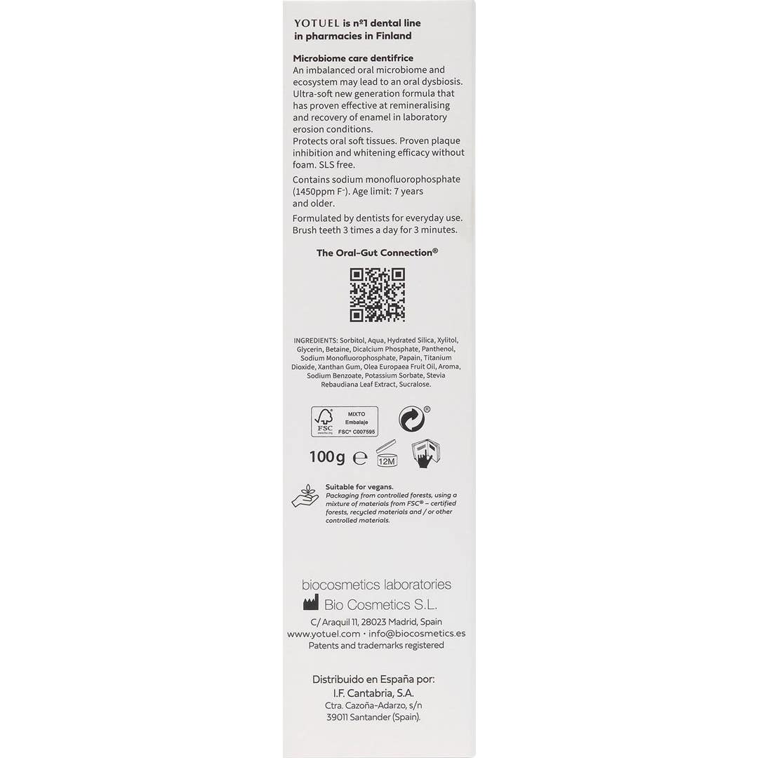 Yotuel® Microbiome Erosion Teeth And Gums Dentífrico Pack 2x100g