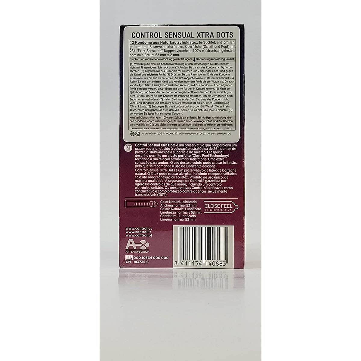 Control Preservativos Xtra Dots 12uds