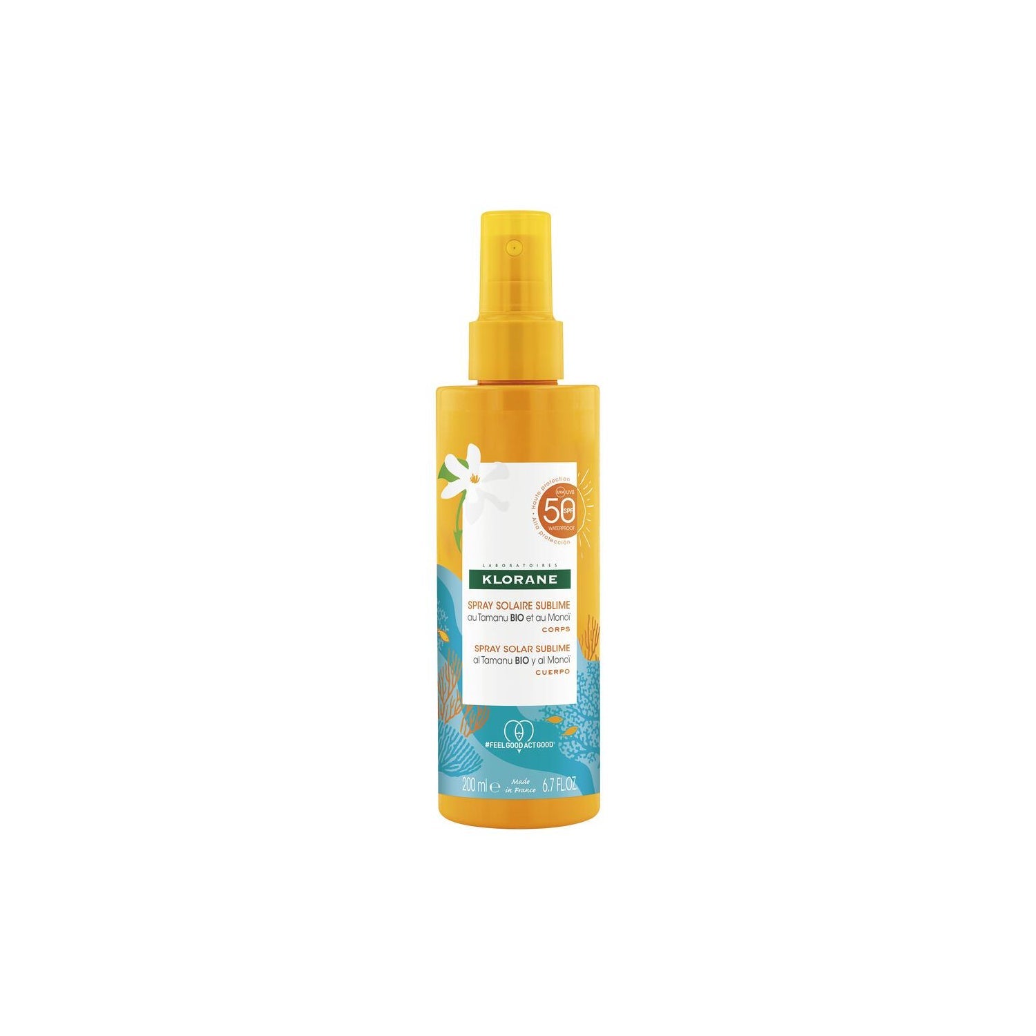Klorane Spray Solar Sublime SPF50 200ml