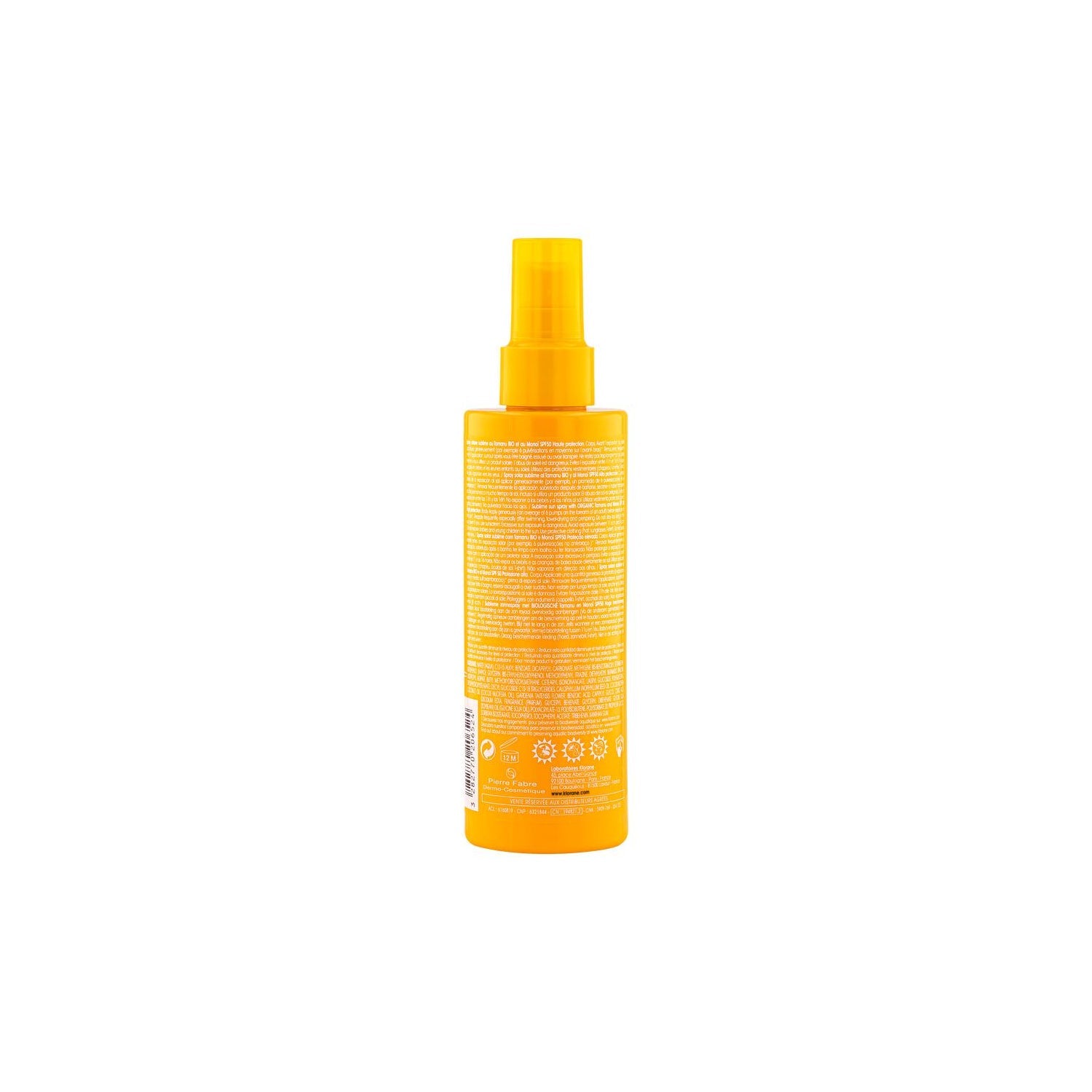 Klorane Spray Solar Sublime SPF50 200ml