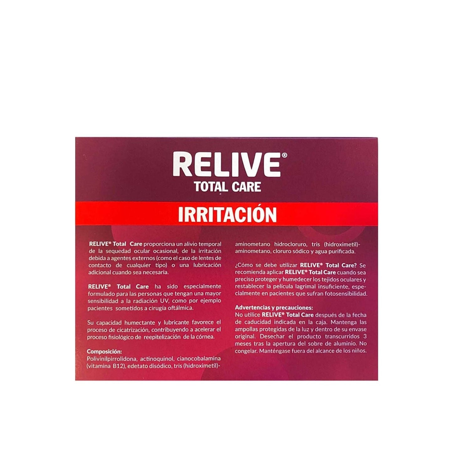 Relive Total Care gotas oftálmicas 20 monodosis