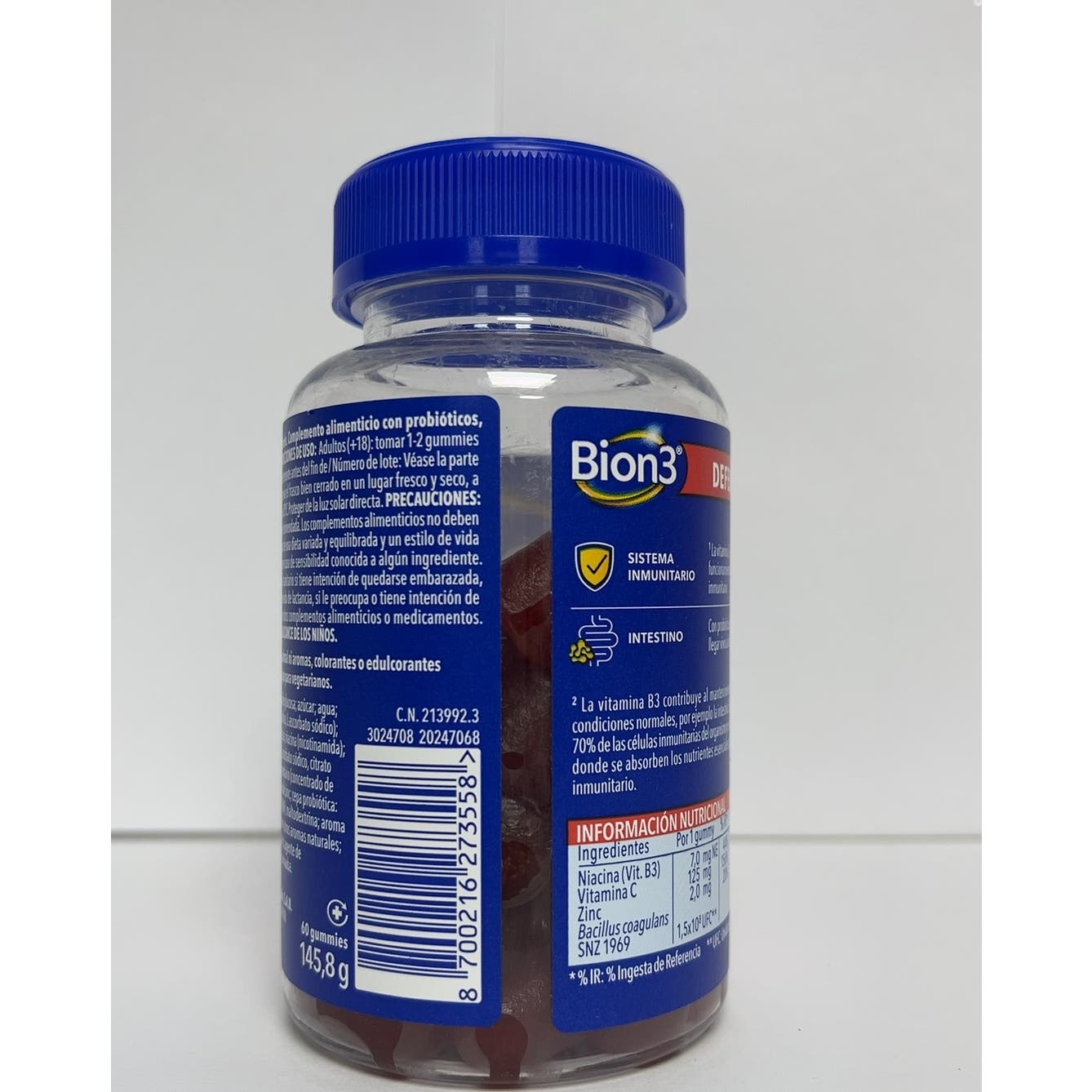 Merck Bion3 Defense Frutos Rojos 60 Gummies