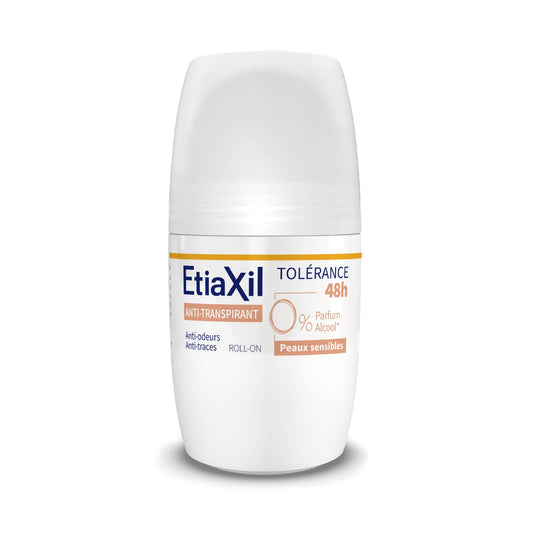 Etiaxil Dédorant Anti-Transpirant Tolérance 48h Peaux Sensibles Roll-On 50ml