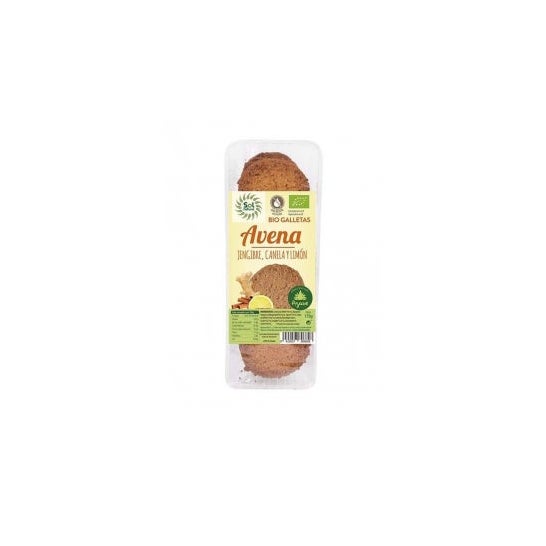 Solnatural Galletas Avena Jengibre Canela Limón 175 g