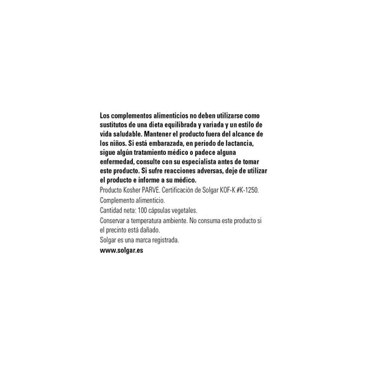 Solgar Vitamina C 1000mg 100vcaps