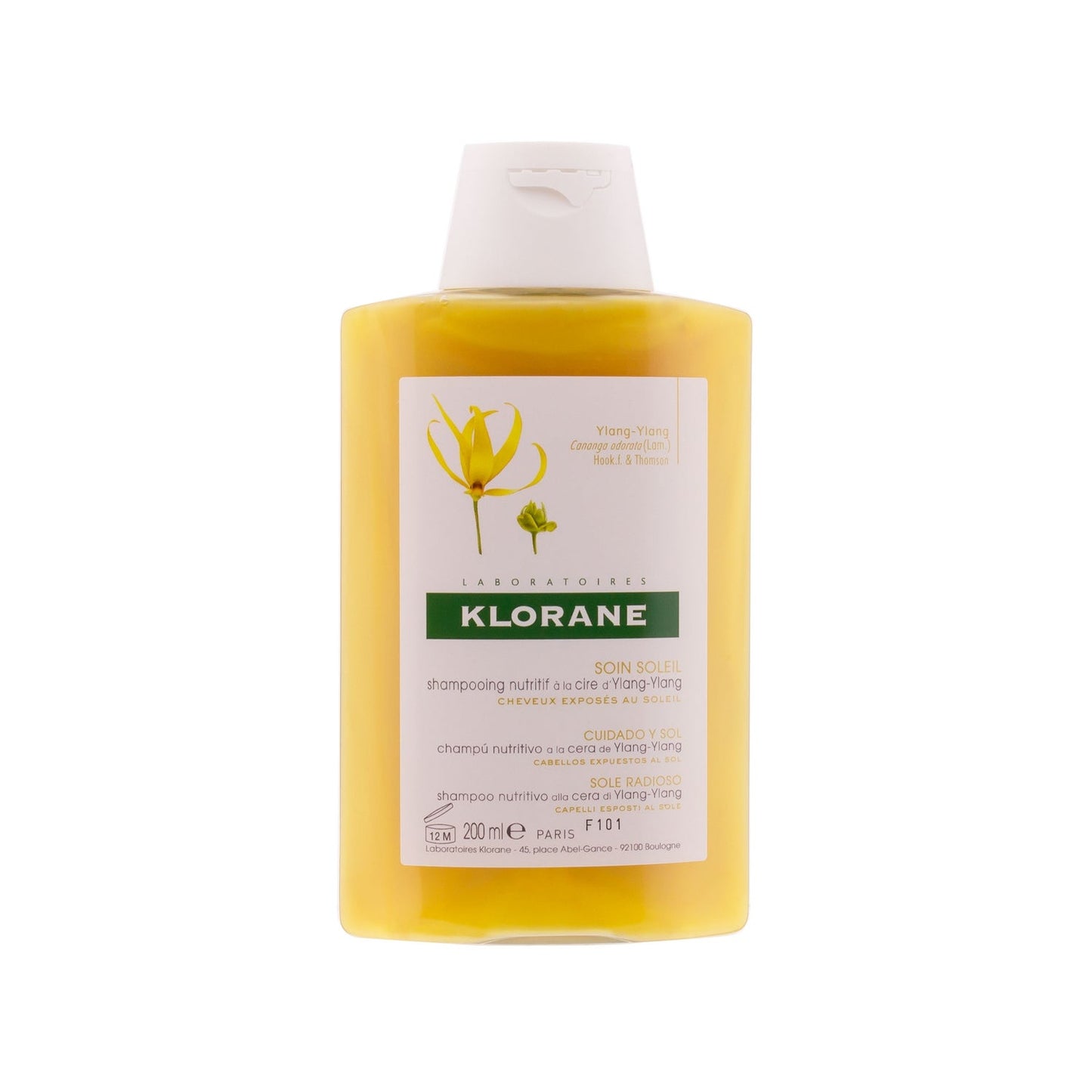 Klorane Champú Nutritivo a La Cera de Ylang Ylang 200ml