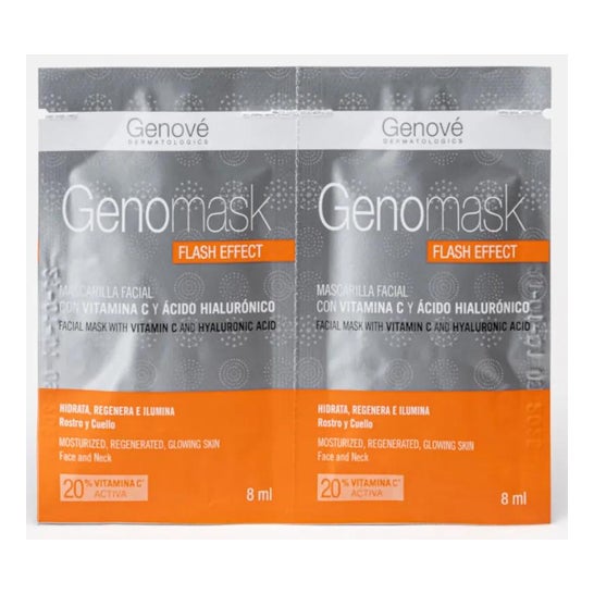 Genomask mascarilla facial con vitamina C 8ml