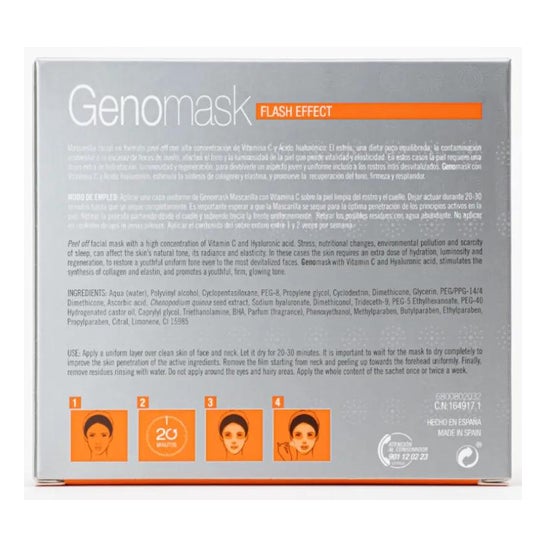 Genomask mascarilla facial con vitamina C 8ml