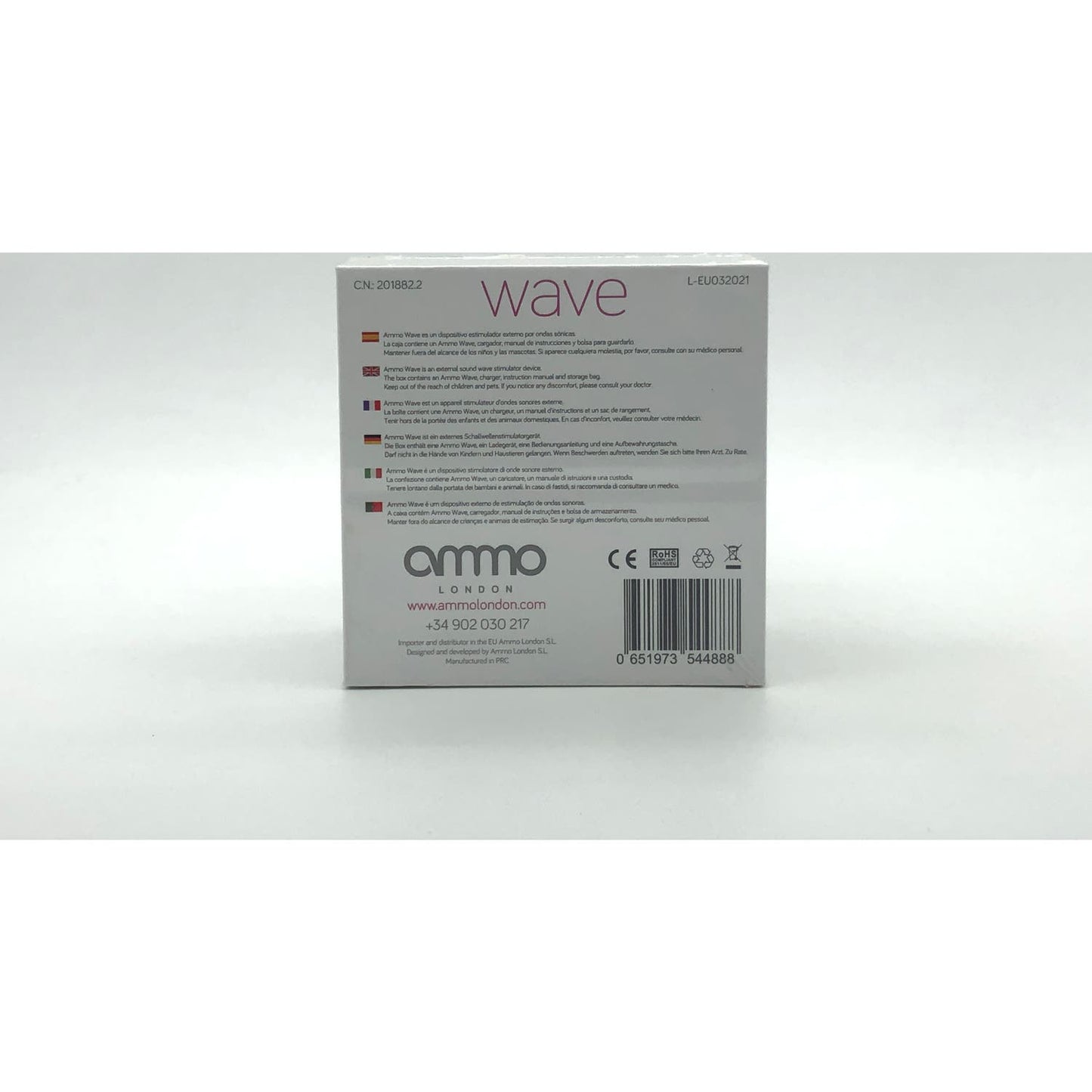 Ammo London Wave Estimulador Ondas Sónicas 1ud