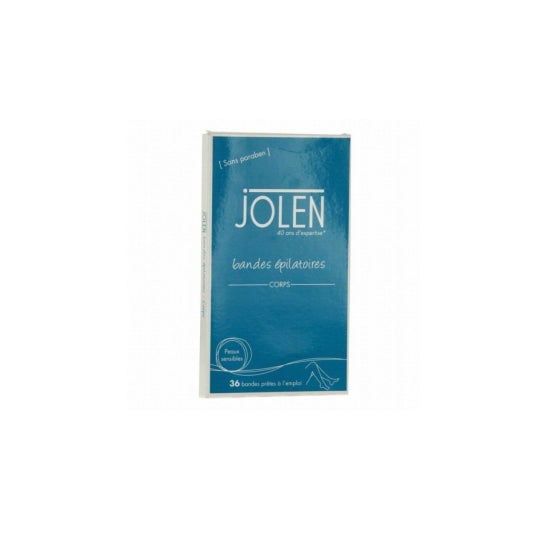 Jolen - Tiras Depilatorias Corporales 36 tiras