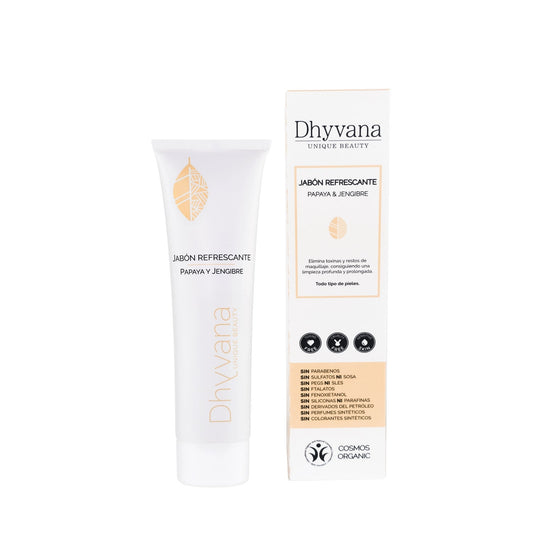 Jabón Refrescante Dhyvana Unique Beauty® Papaya y Jengibre 100ml
