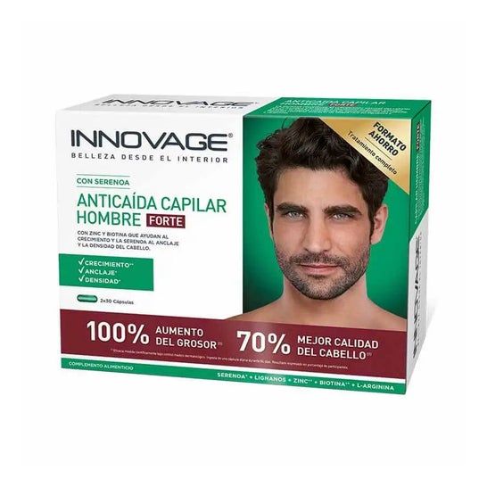 Innovage Anticaída Capilar Hombre Forte 2x30caps