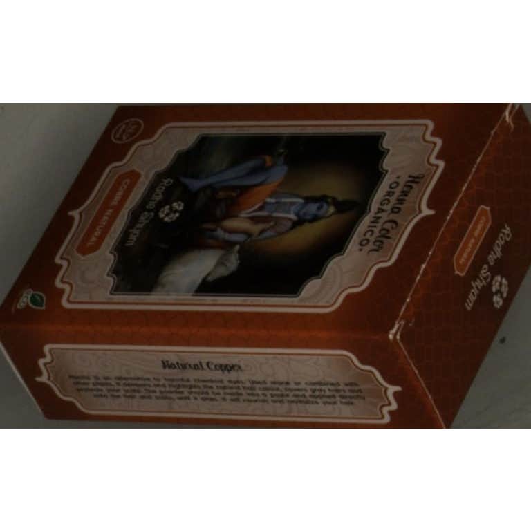 Radhe Shyam Henna Tinte Natural Cobre Polvo 100g