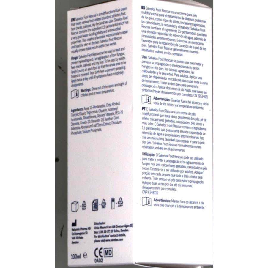 Salvelox Med Foot Rescue Crema Pies 100ml