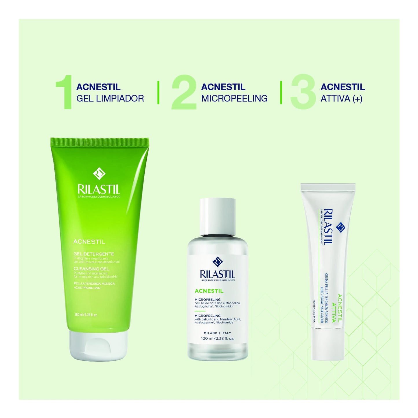 Rilastil Acnestil Gel Limpiador Anti-imperfecciones 100ml