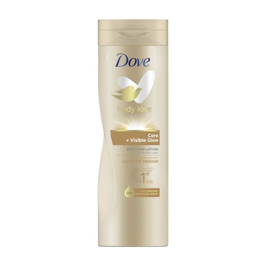 Dove Care + Visible Glow Light To Medium Self Tan 400ml